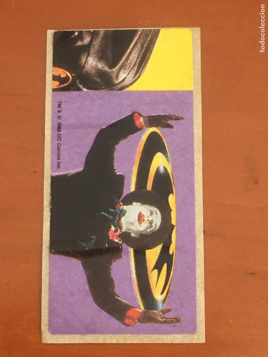 Coleccionismo Cromos antiguos: batman cromo chicle nunca pegado