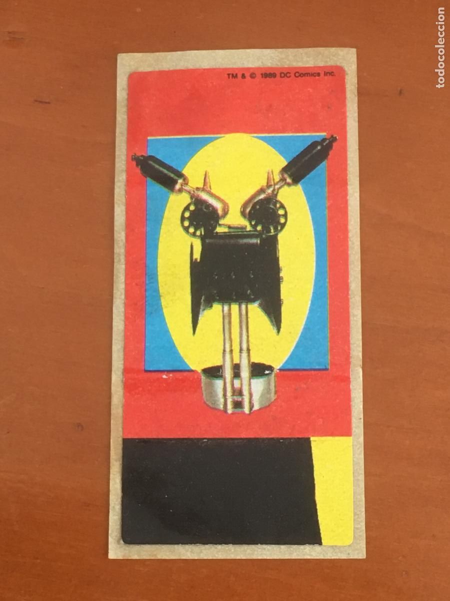 Coleccionismo Cromos antiguos: batman cromo chicle nunca pegado