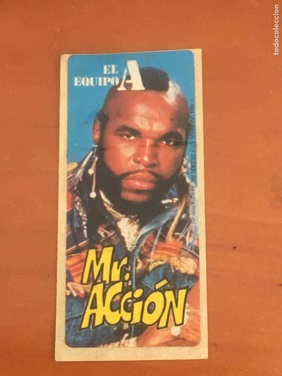 Coleccionismo Cromos antiguos: el equipo a the a team cromo chicle nunca pegado