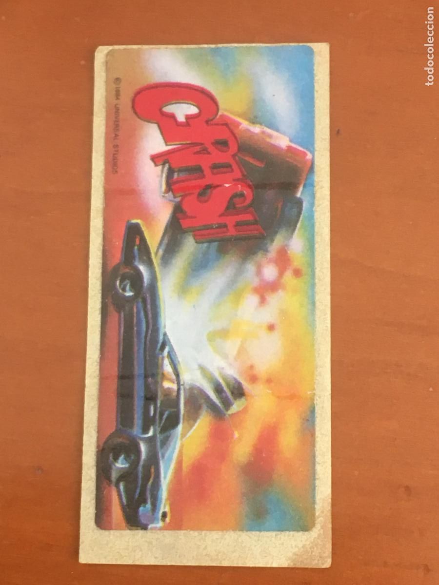 Coleccionismo Cromos antiguos: el coche fantastico knight rider cromo chicle nunca pegado