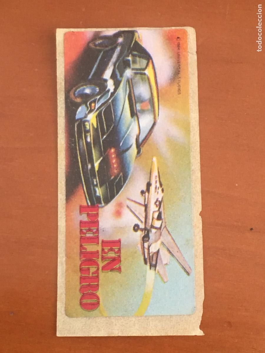 Coleccionismo Cromos antiguos: el coche fantastico knight rider cromo chicle nunca pegado