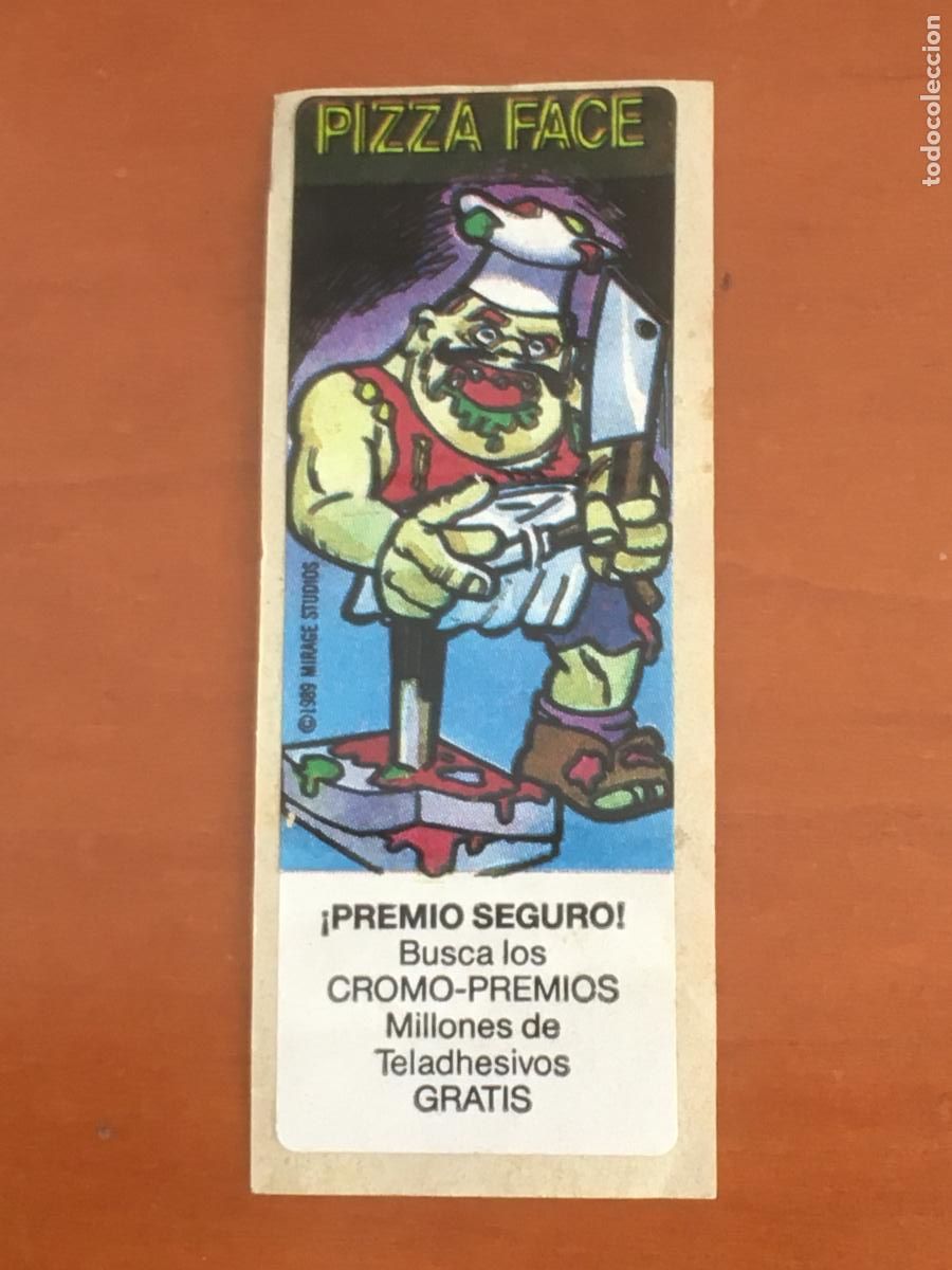 Coleccionismo Cromos antiguos: tortugas ninja cromo chicle nunca pegado