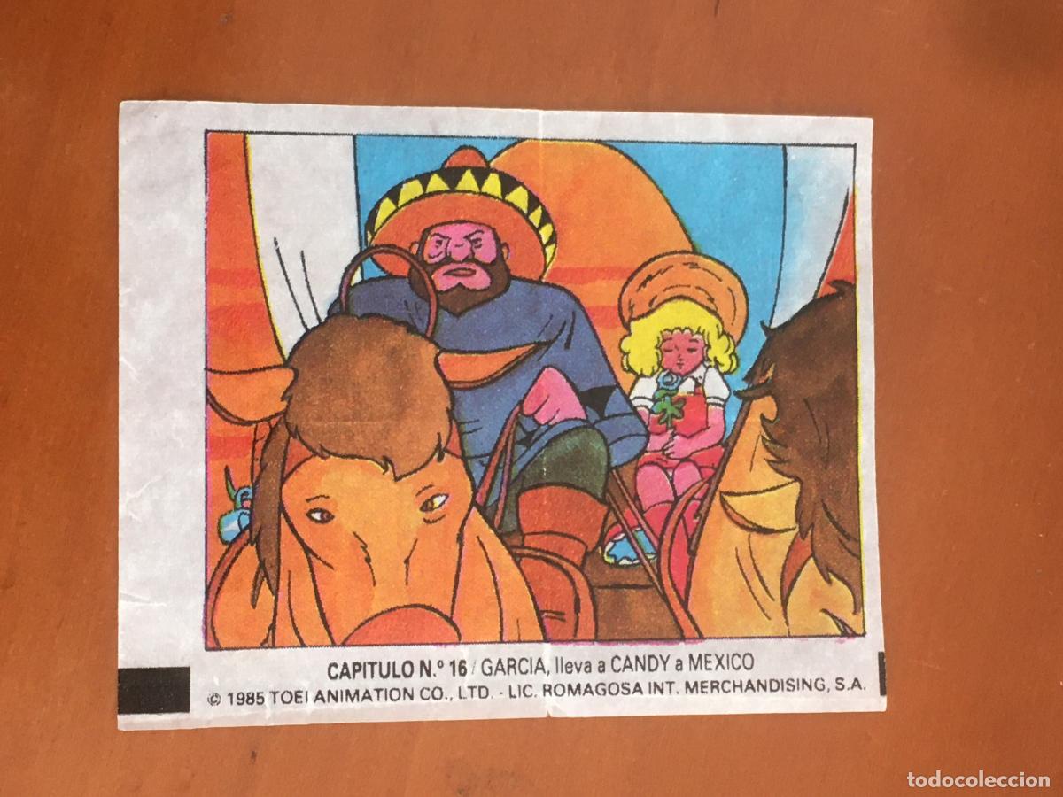 Coleccionismo Cromos antiguos: candy candy n&ordm; 16 cromo chicle nunca pegado