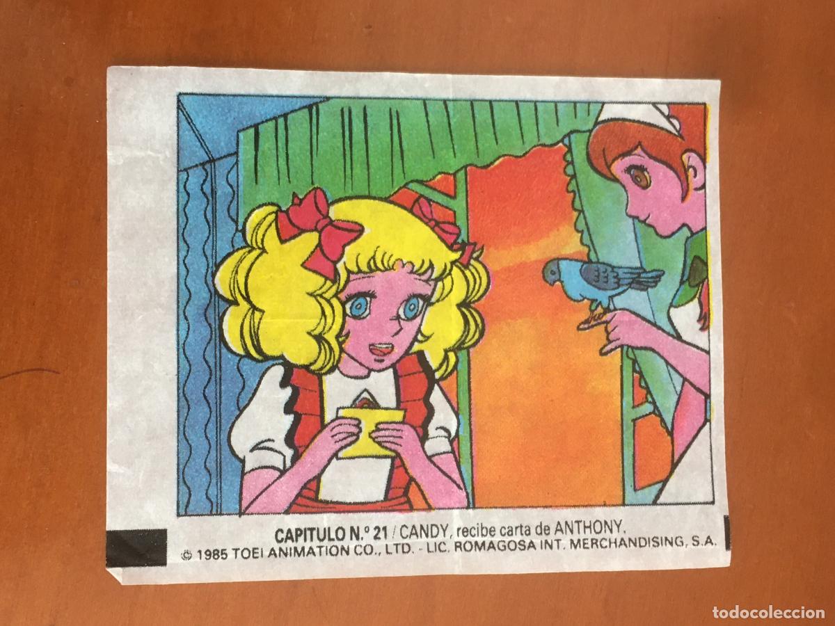 Colecionismo Cromos antigos: candy candy n&ordm; 21 cromo chicle nunca pegado
