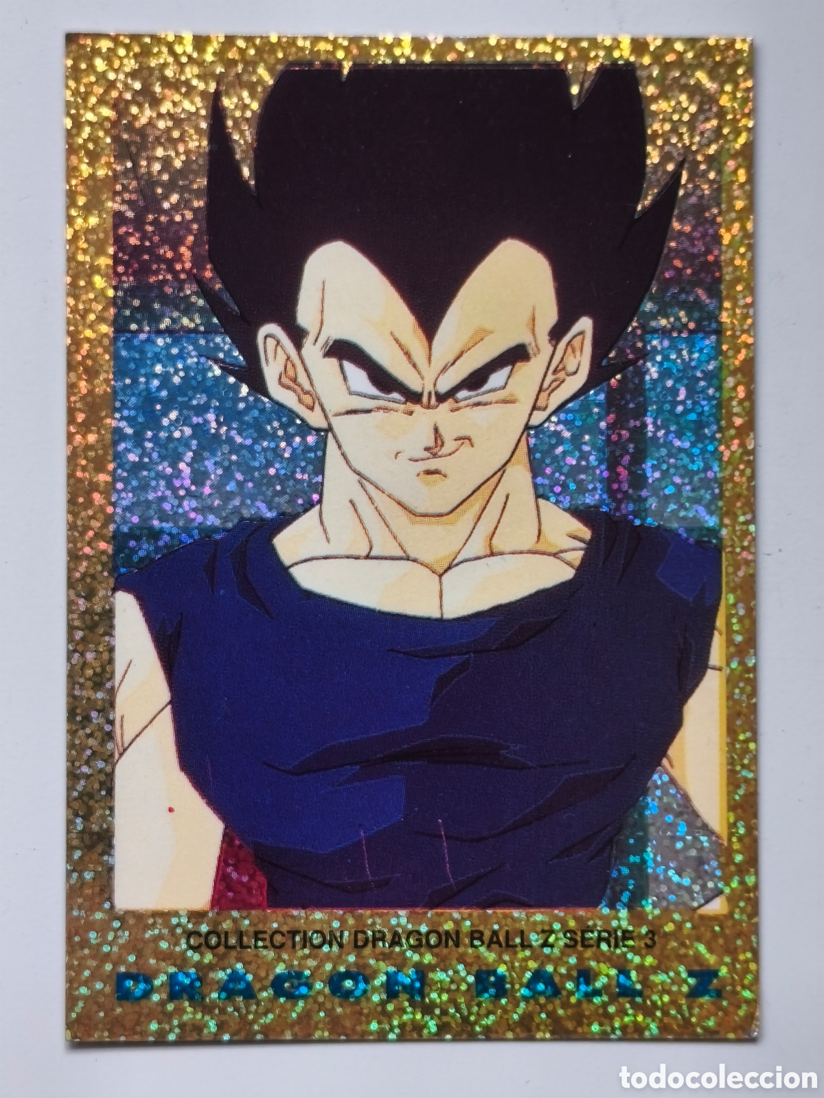 Coleccionismo Cromos antiguos: DRAGON BALL Z SERIE 3 DORADA - N&ordm; 73 - VEGETA - PANINI - BRILLANTE