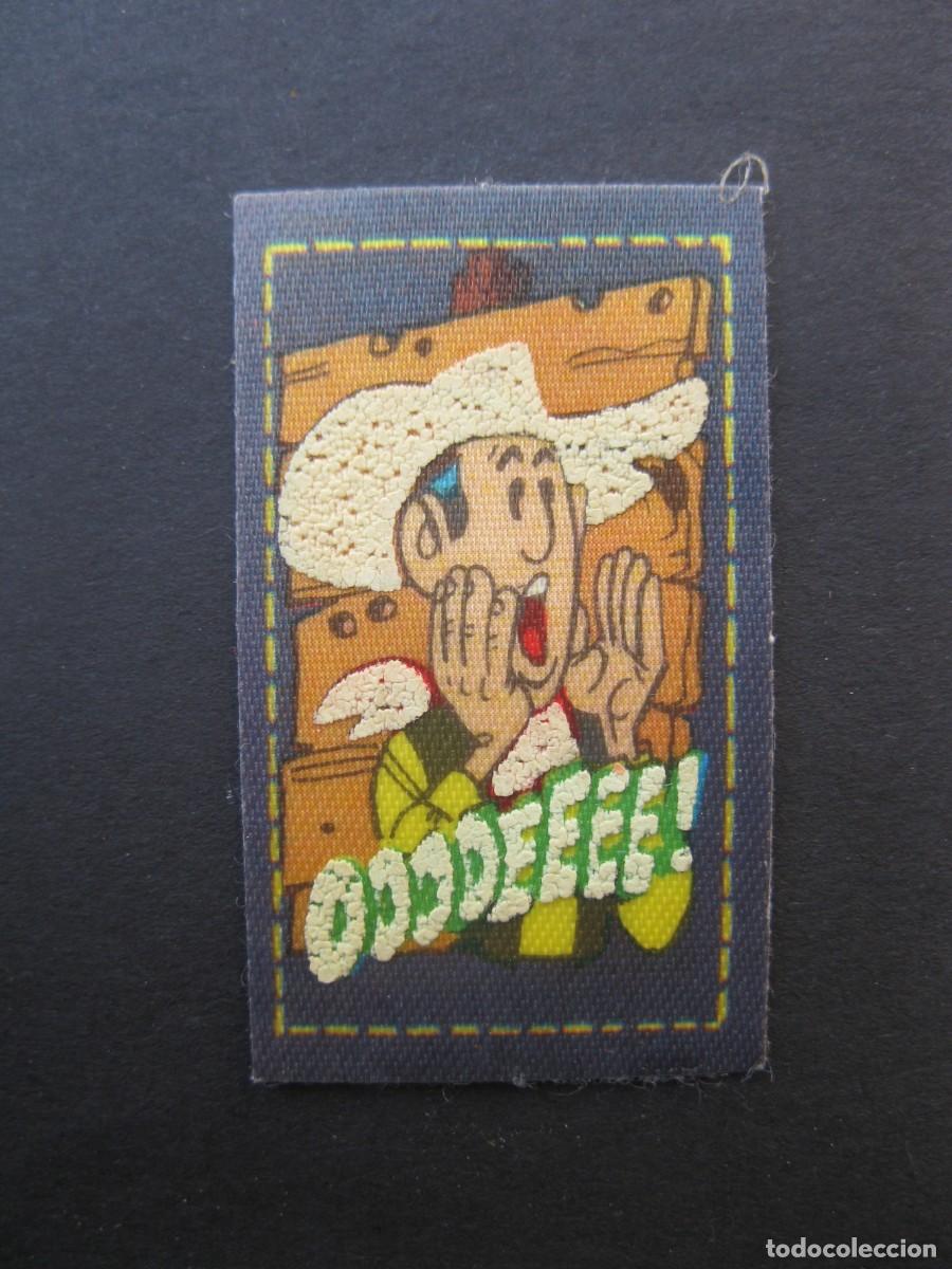 Coleccionismo Cromos antiguos: CROMO DE TELA - LUCKY LUKE - N&ordm; 3 - LUCKY LLAMANDO A JOLLY - MATUTANO - NUNCA PEGADO.