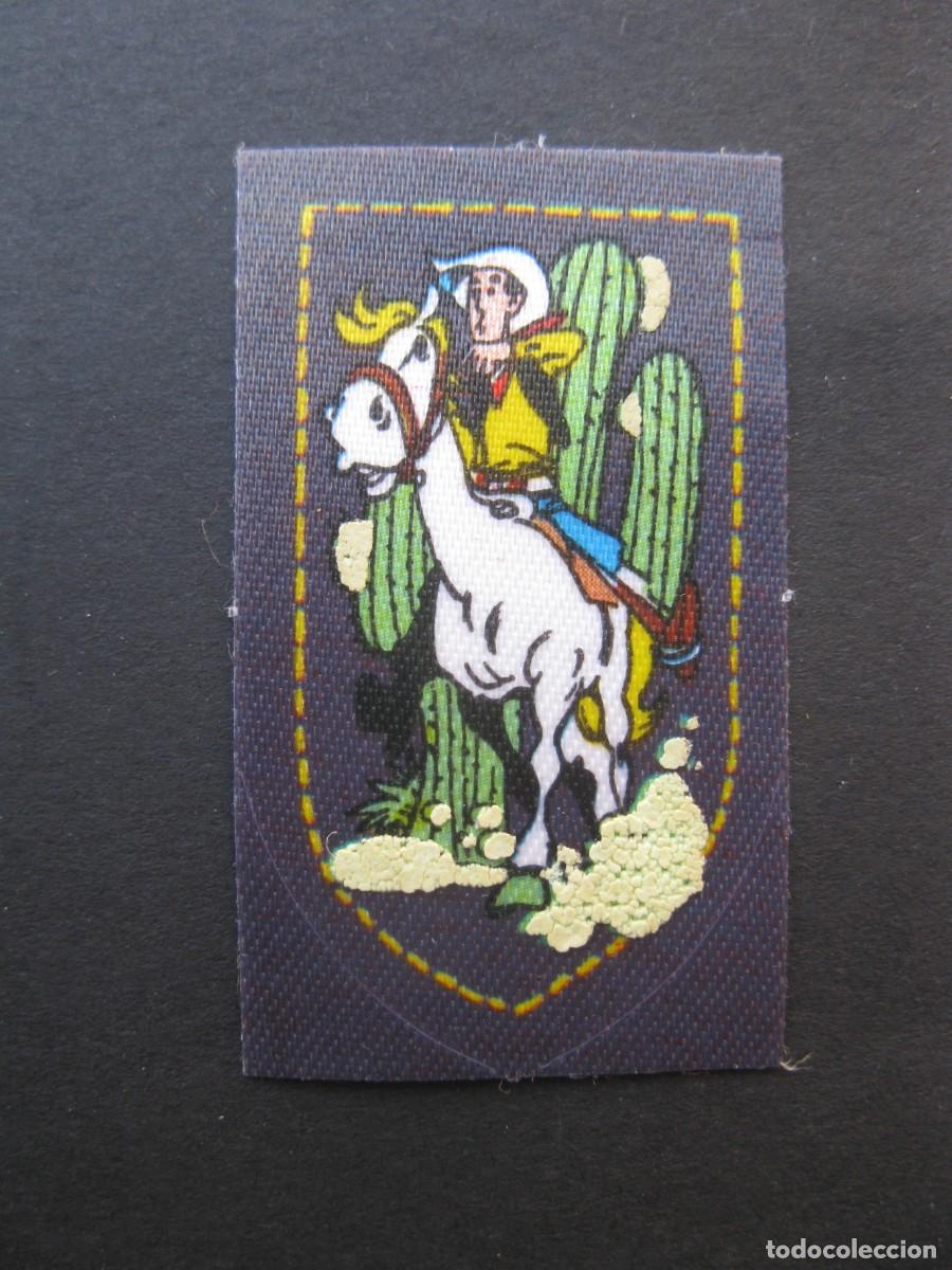 Coleccionismo Cromos antiguos: CROMO DE TELA - LUCKY LUKE - N&ordm; 7 - LUCKY Y JOLLY, SIEMPRE JUNTOS - MATUTANO - NUNCA PEGADO.