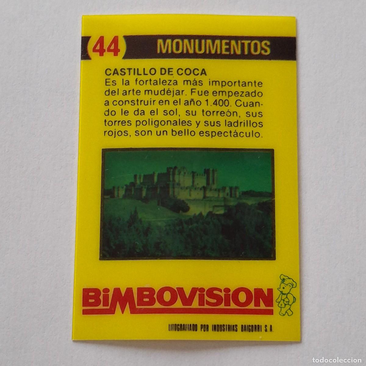 Coleccionismo Cromos antiguos: BIMBOVISION 44 MONUMENTOS CASTILLO DE COCA - BIMBO CROMO DIAPOSITIVA