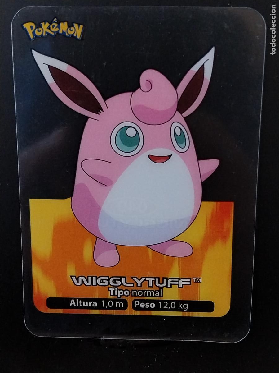 Coleccionismo Cromos antiguos: POKEMON LAMINCARDS EDIBAS MC CROMO 040 WIGGLYTUFF A&Ntilde;O 2005 JUGADA ORIGINAL