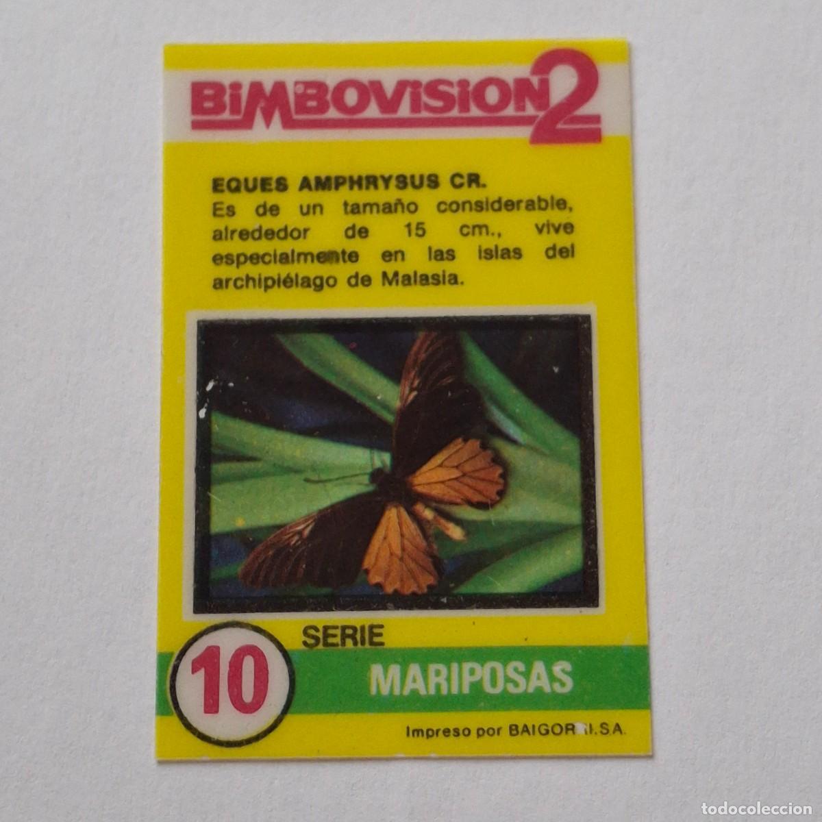 Coleccionismo Cromos antiguos: BIMBOVISION 2 - MARIPOSAS N&ordm; 10 - EQUES AMPHRYSUS CR - BIMBO CROMO DIAPOSITIVA