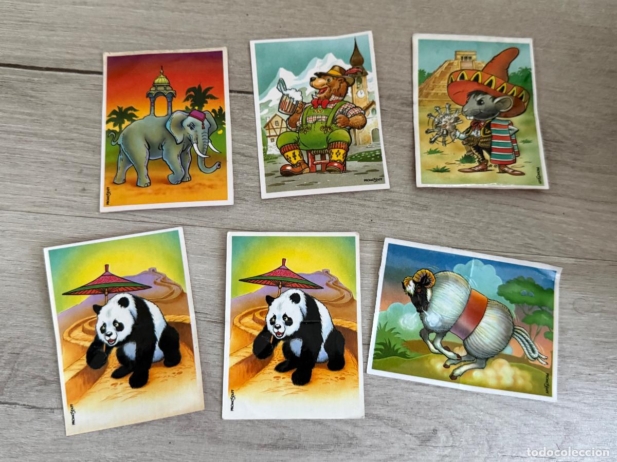 Coleccionismo Cromos antiguos: 6 cromos Animales de Panrico