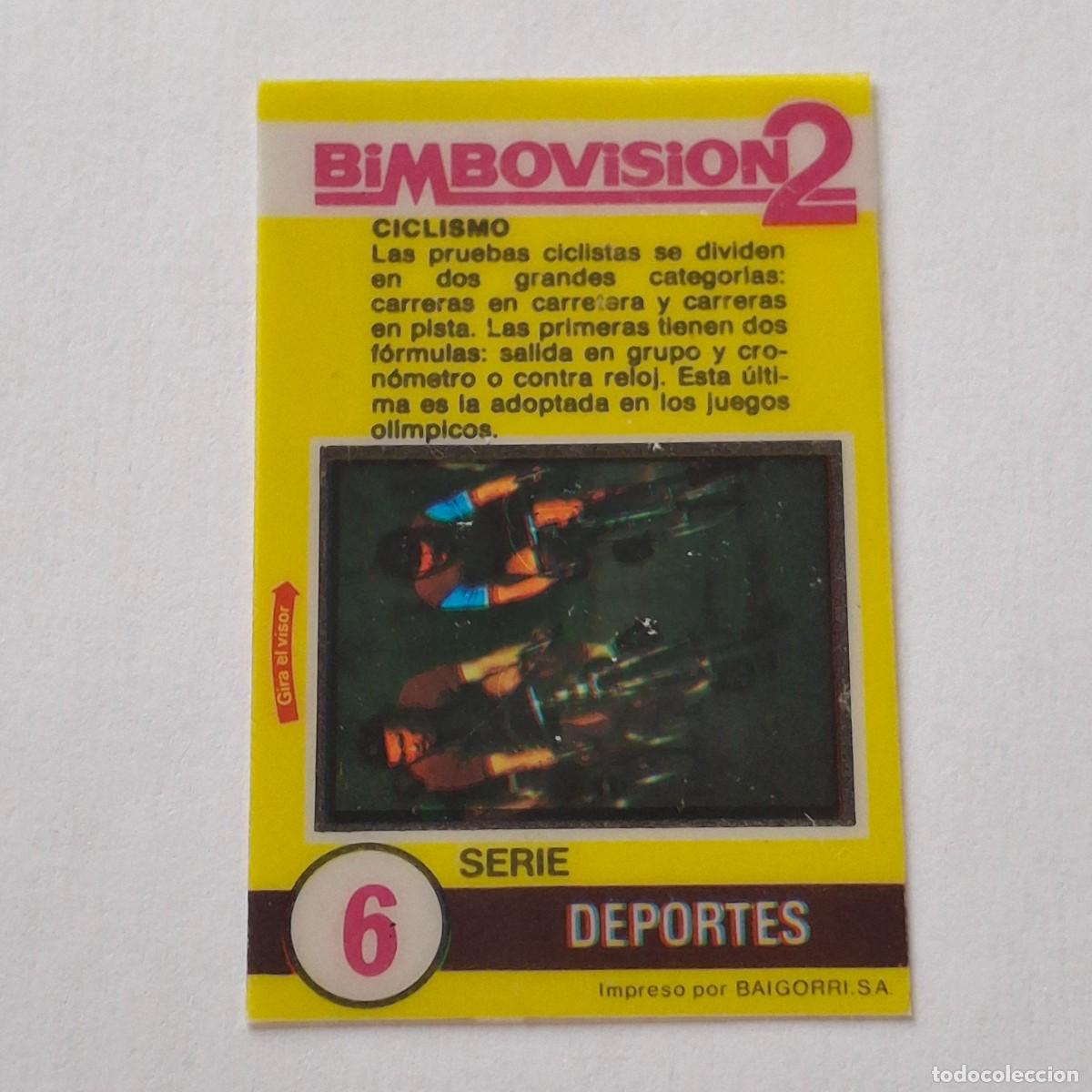 Coleccionismo Cromos antiguos: BIMBOVISION 2 - SERIE DEPORTES N&ordm; 6 - CICLISMO - BIMBO CROMO DIAPOSITIVA