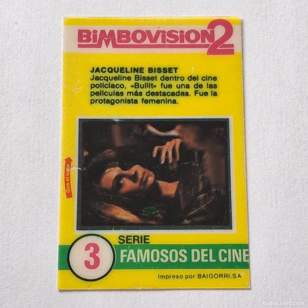 Coleccionismo Cromos antiguos: BIMBOVISION 2 - SERIE FAMOSOS DEL CINE N&ordm; 3 - JACQUELINE BISSET - BIMBO CROMO DIAPOSITIVA