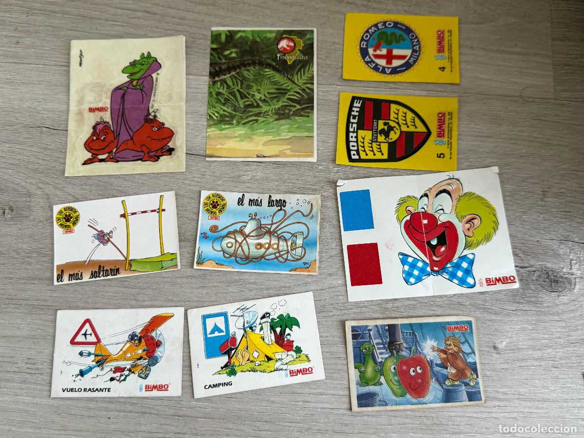 Coleccionismo Cromos antiguos: 10 cromos variados de distintas colecciones Bimbo