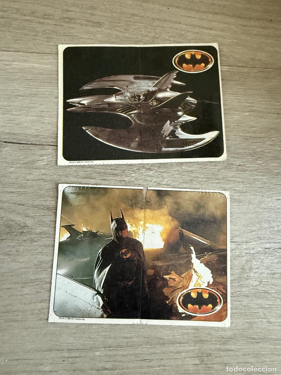 Coleccionismo Cromos antiguos: 2 cromos Batman de Panrico
