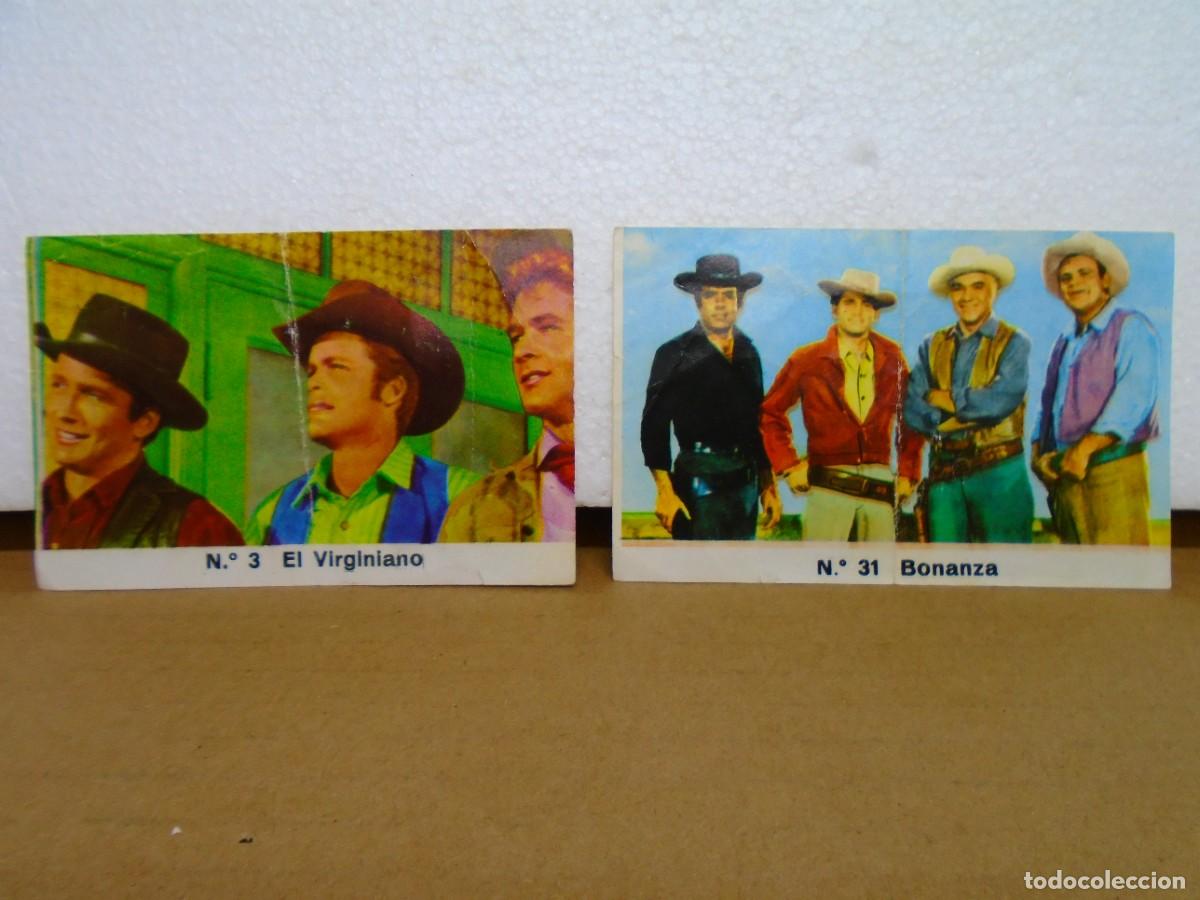 Coleccionismo Cromos antiguos: CROMOS/PIPAS SON SANCHEZ,A&Ntilde;OS 60/EL VIRGINIANO-BONANZA.