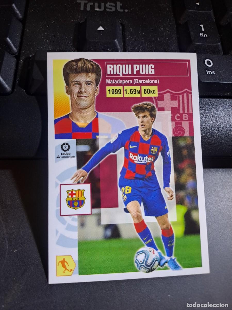 Coleccionismo Cromos antiguos: CROMO RIQUI PUIG 13 BARCELONA LIGA 2020 2021 20 21 ESTE PANINI NUNCA PEGADO