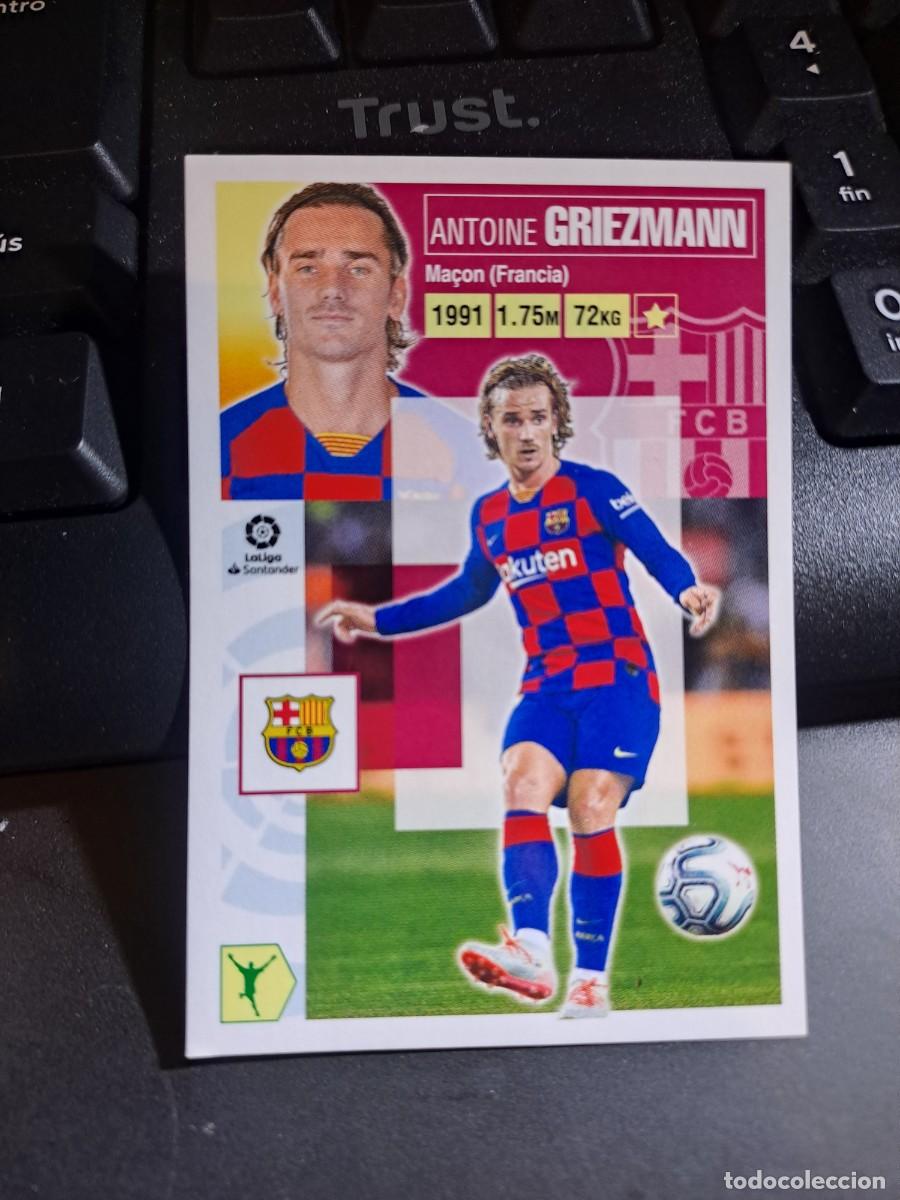 Coleccionismo Cromos antiguos: CROMO GRIEZMANN 18 BARCELONA LIGA 2020 2021 20 21 ESTE PANINI NUNCA PEGADO