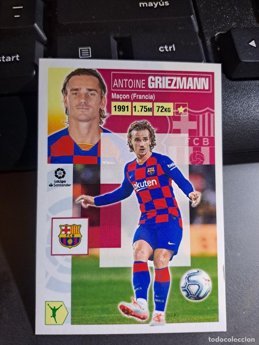 Coleccionismo Cromos antiguos: CROMO GRIEZMANN 18 BARCELONA LIGA 2020 2021 20 21 ESTE PANINI NUNCA PEGADO