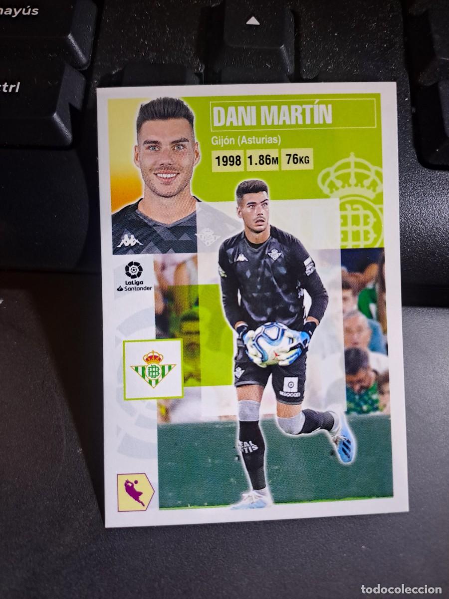 Coleccionismo Cromos antiguos: CROMO DANI MARTIN 3 BETIS LIGA 2020 2021 20 21 ESTE PANINI NUNCA PEGADO