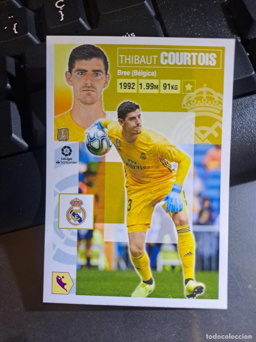 Coleccionismo Cromos antiguos: CROMO COURTOIS 2 REAL MADRID LIGA 2020 2021 20 21 ESTE PANINI NUNCA PEGADO