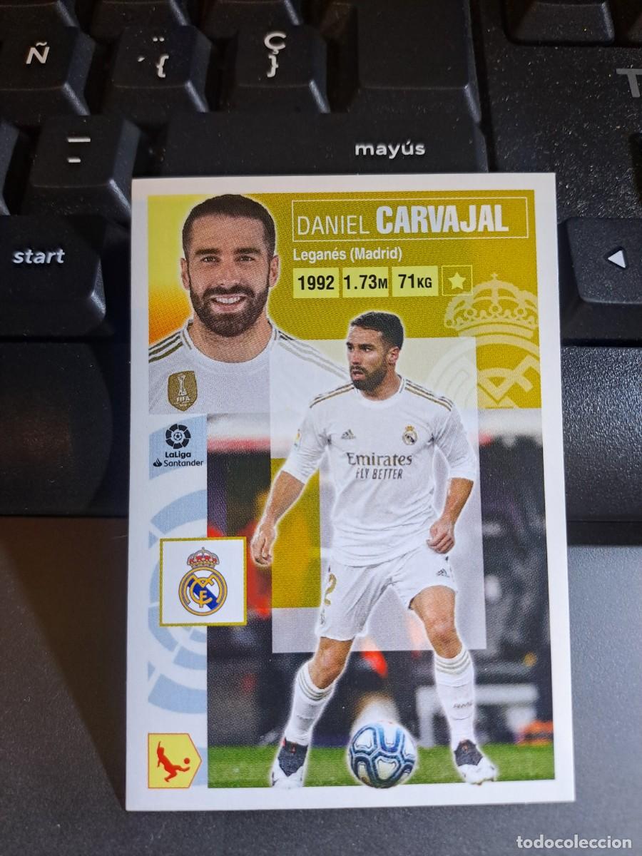 Coleccionismo Cromos antiguos: CROMO CARVAJAL 4 REAL MADRID LIGA 2020 2021 20 21 ESTE PANINI NUNCA PEGADO