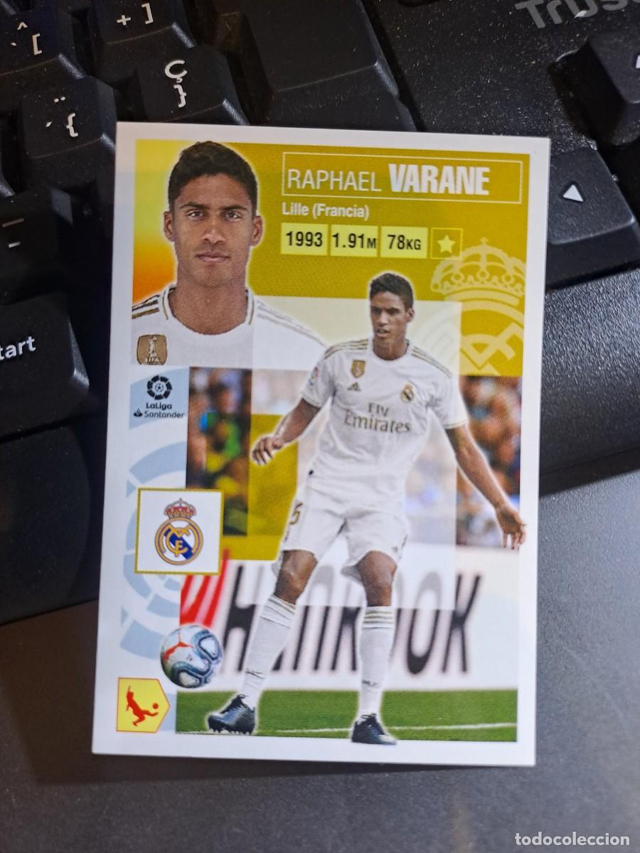 Coleccionismo Cromos antiguos: CROMO VARANE 5 REAL MADRID LIGA 2020 2021 20 21 ESTE PANINI NUNCA PEGADO