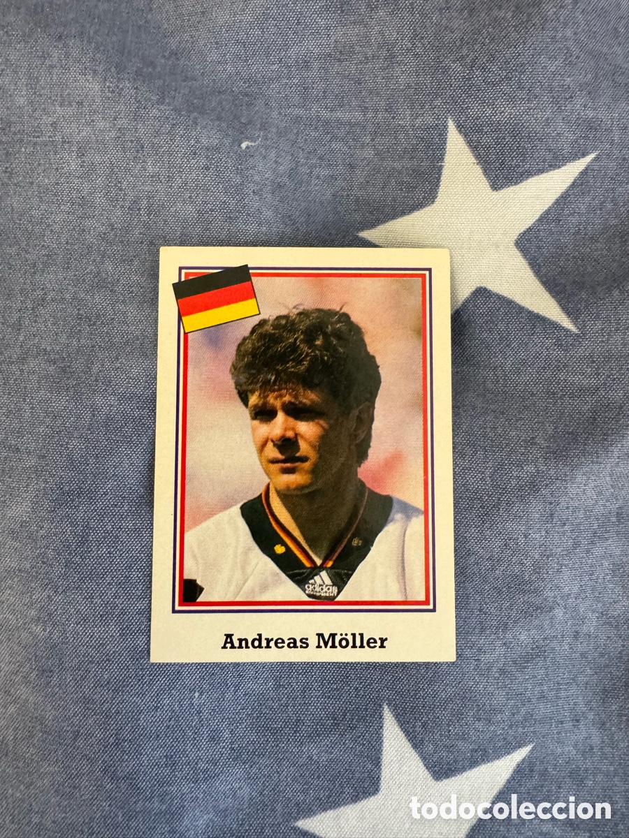 Coleccionismo Cromos antiguos: Andreas M&ouml;ller n&deg; 158 -Euroflash World cup USA 1994
