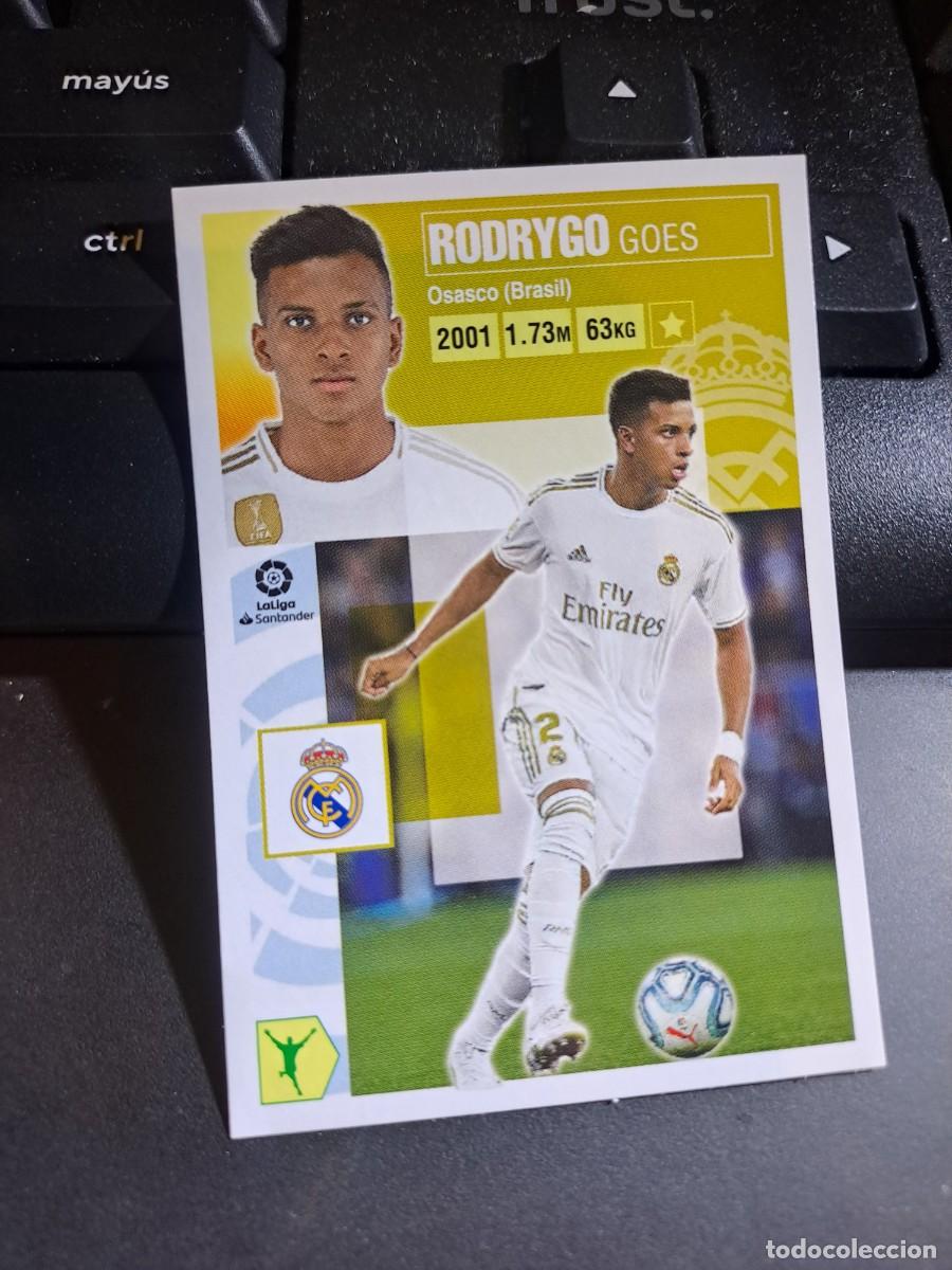 Coleccionismo Cromos antiguos: CROMO RODRYGO 17 B 17B REAL MADRID LIGA 2020 2021 20 21 ESTE PANINI NUNCA PEGADO