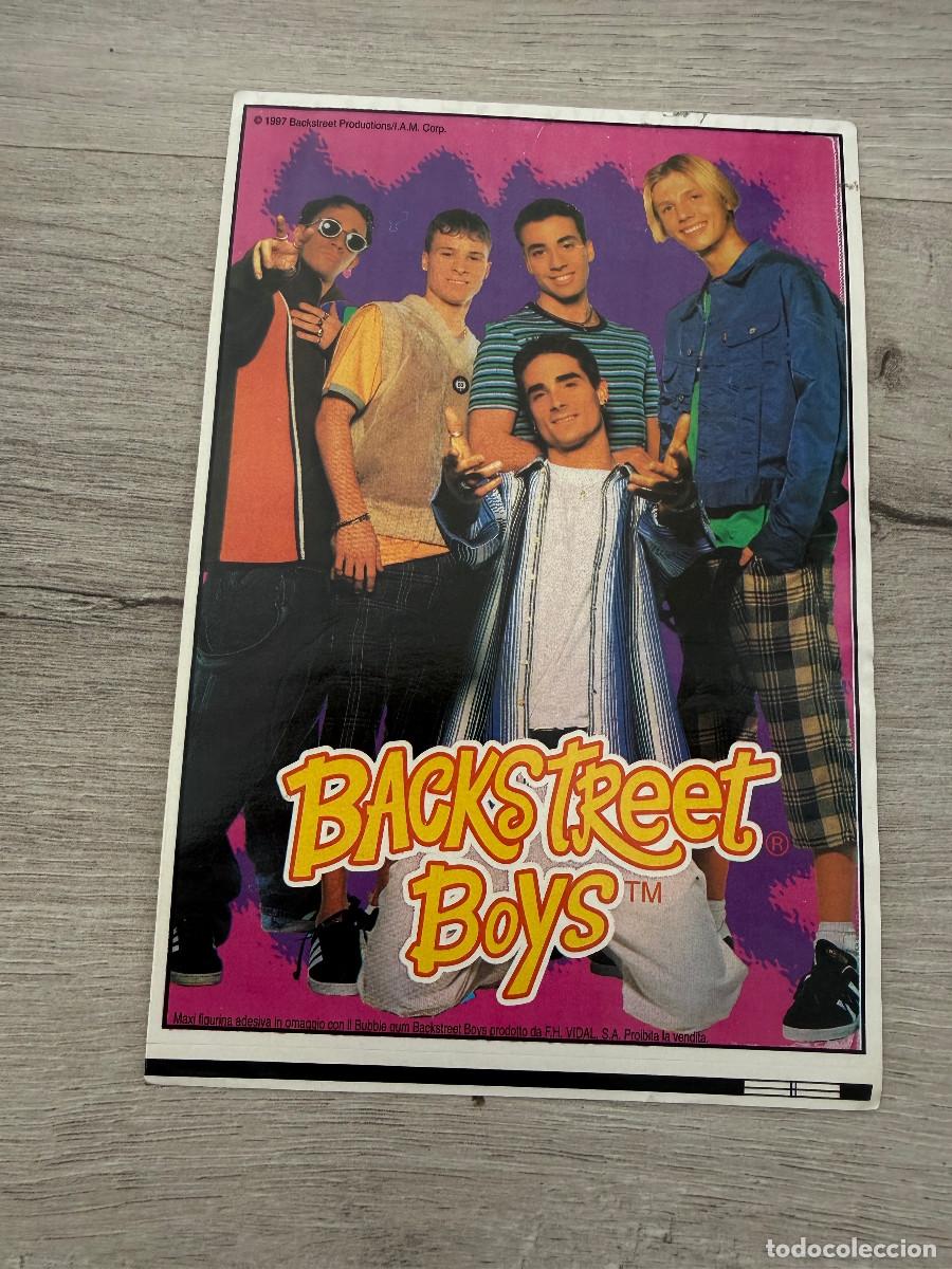 Coleccionismo Cromos antiguos: Maxi-Sticker Premio Sorpresa chicles Backstreet Boys