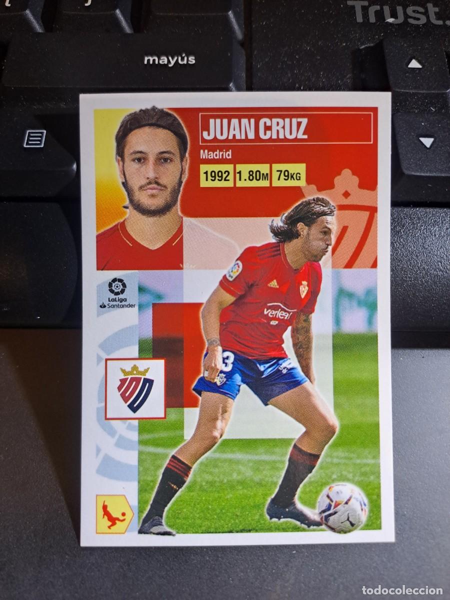 Coleccionismo Cromos antiguos: CROMO JUAN CRUZ 9 OSASUNA LIGA 2020 2021 20 21 ESTE PANINI NUNCA PEGADO