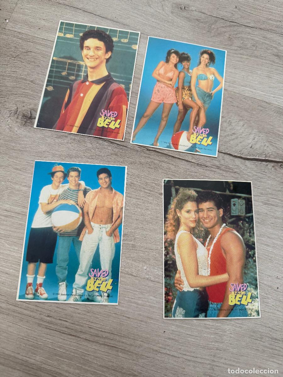 Coleccionismo Cromos antiguos: 4 premios chicles Saved by the Bell