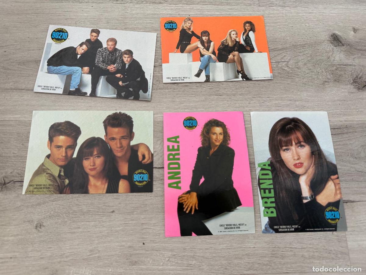 Coleccionismo Cromos antiguos: 5 Premios chicle Sensaci&oacute;n de Vivir 90210