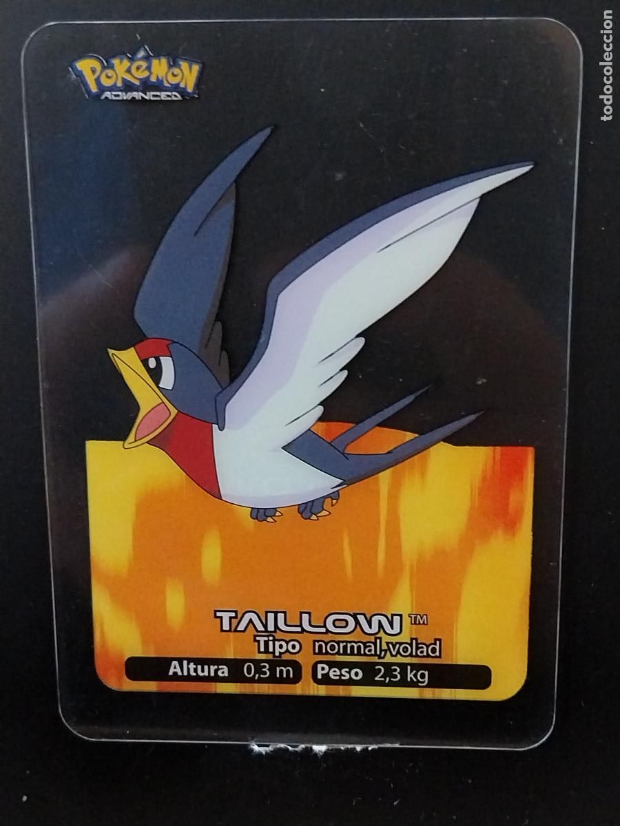 Coleccionismo Cromos antiguos: POKEMON LAMINCARDS EDIBAS MC CROMO 034 TAILLOW A&Ntilde;O 2005 JUGADA ORIGINAL