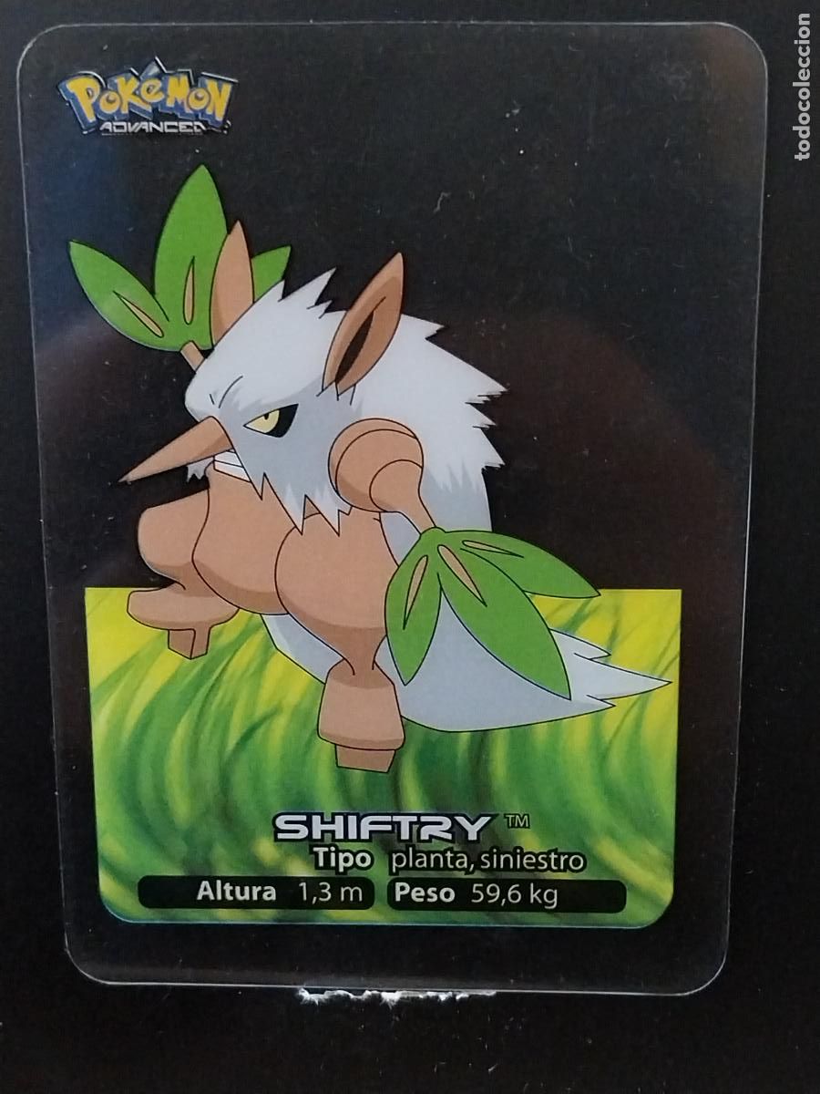 Coleccionismo Cromos antiguos: POKEMON LAMINCARDS EDIBAS MC CROMO 033 SHIFTRY A&Ntilde;O 2005 JUGADA ORIGINAL