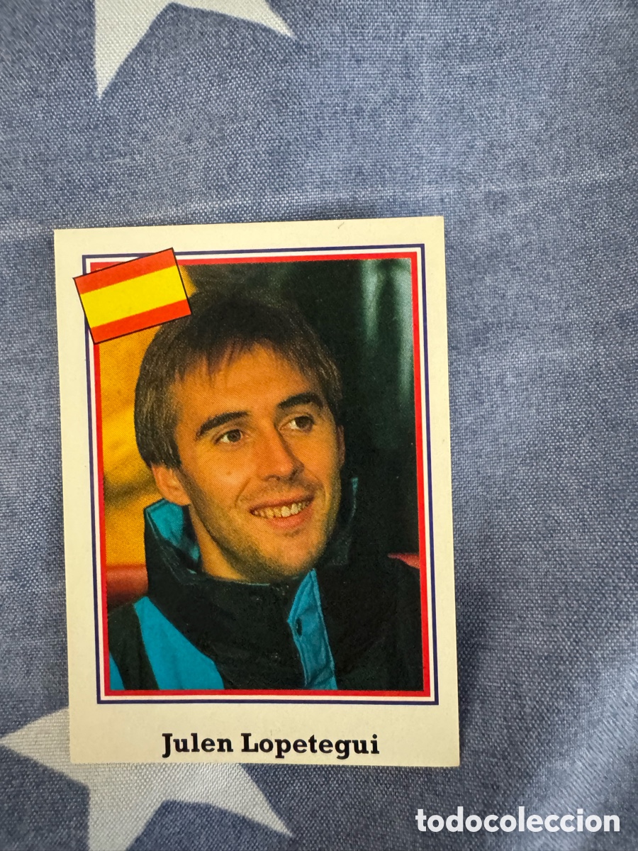 Coleccionismo Cromos antiguos: Julen Lopetegui n&deg;185 - Euroflash World Cup USA 1994