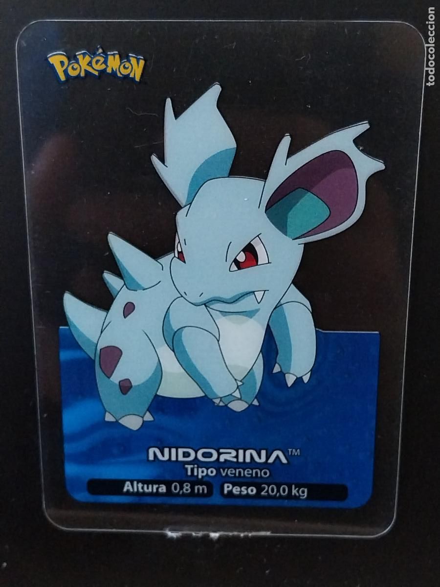 Coleccionismo Cromos antiguos: POKEMON LAMINCARDS EDIBAS MC CROMO 030 NIDORINA A&Ntilde;O 2005 JUGADA ORIGINAL