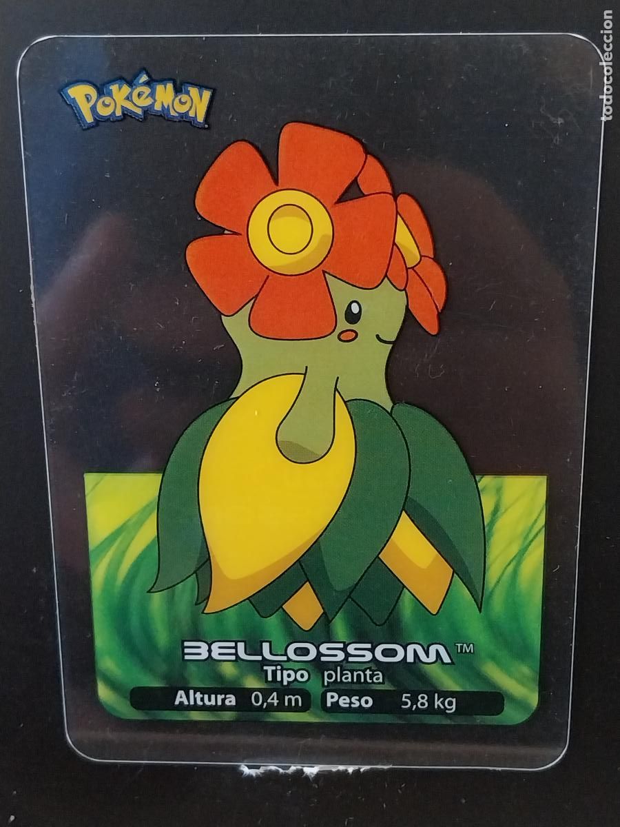 Coleccionismo Cromos antiguos: POKEMON LAMINCARDS EDIBAS MC CROMO 030 BELLOSOM A&Ntilde;O 2006 JUGADA ORIGINAL