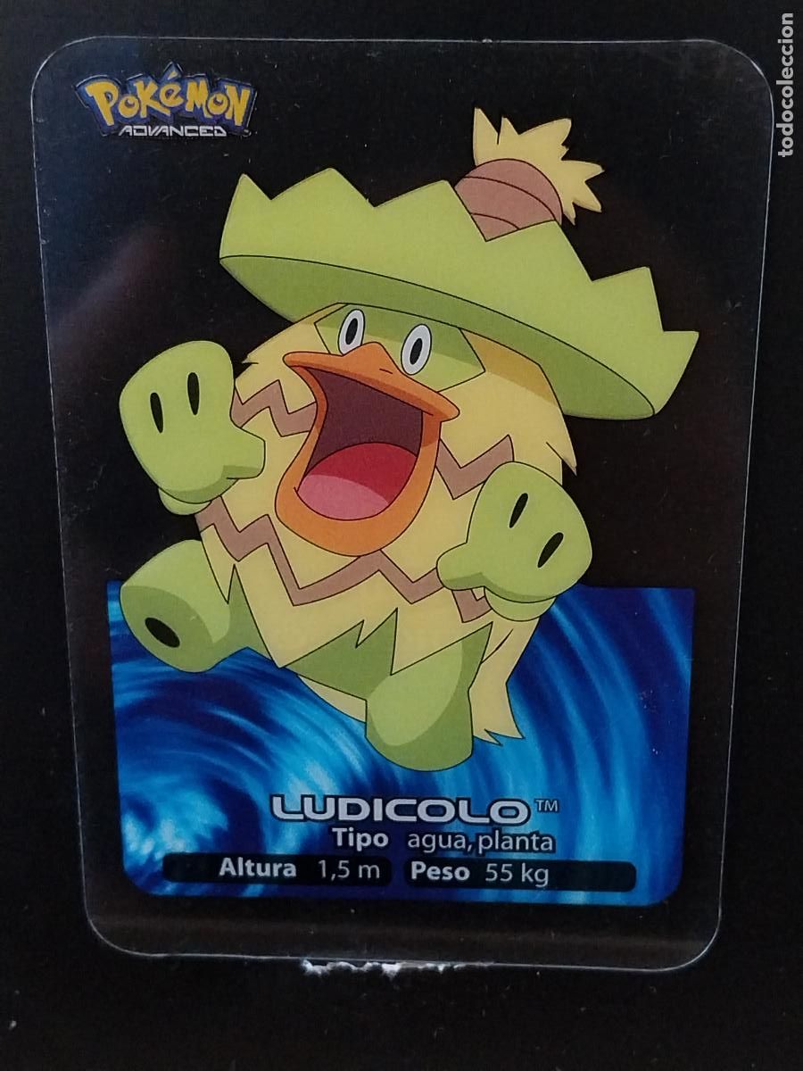 Coleccionismo Cromos antiguos: POKEMON LAMINCARDS EDIBAS MC CROMO 030 LUDICOLO A&Ntilde;O 2005 JUGADA ORIGINAL