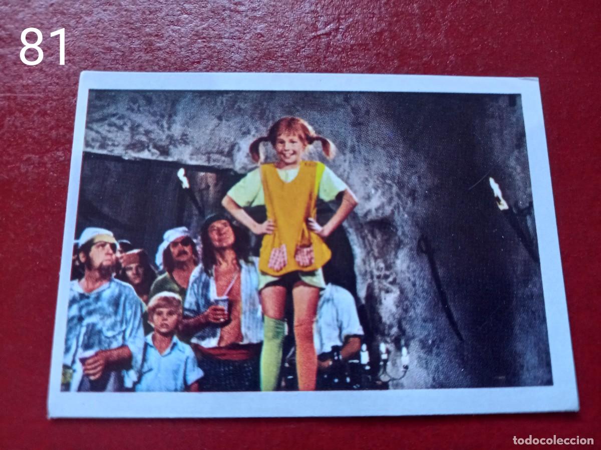 Coleccionismo Cromos antiguos: Cromo n.81 pipi calzaslargas 1974 fher (sin pegar)