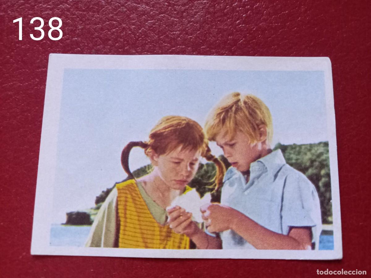 Coleccionismo Cromos antiguos: Cromo n.138 pipi calzaslargas 1974 fher (sin pegar)