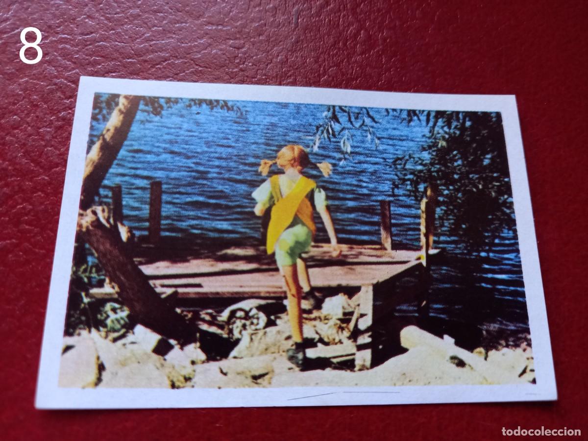 Coleccionismo Cromos antiguos: Cromo n.8 pipi calzaslargas 1974 fher (sin pegar)