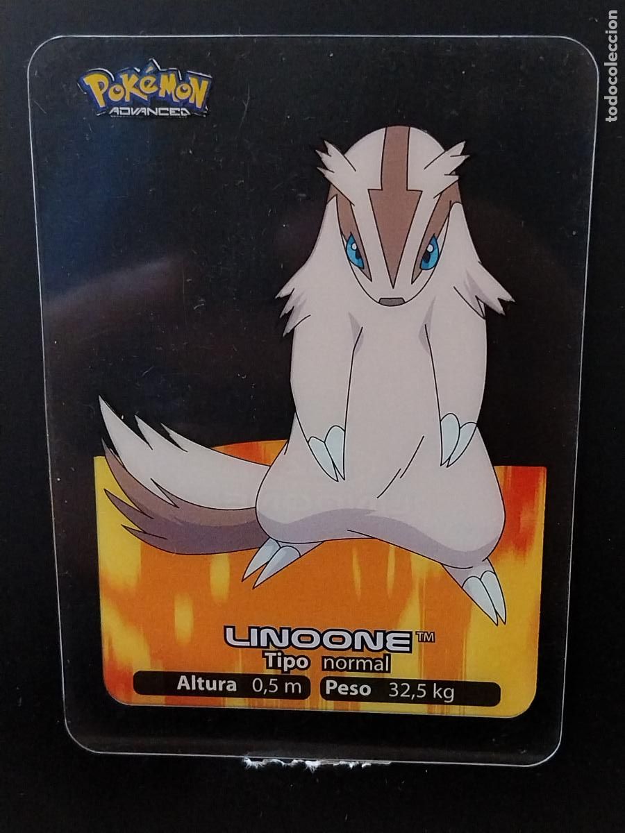 Coleccionismo Cromos antiguos: POKEMON LAMINCARDS EDIBAS MC CROMO 022 LINOONE A&Ntilde;O 2005 JUGADA ORIGINAL