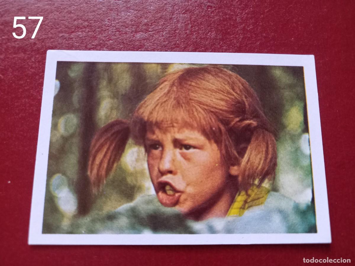 Coleccionismo Cromos antiguos: Cromo n.57 pipi calzaslargas 1974 fher (sin pegar)