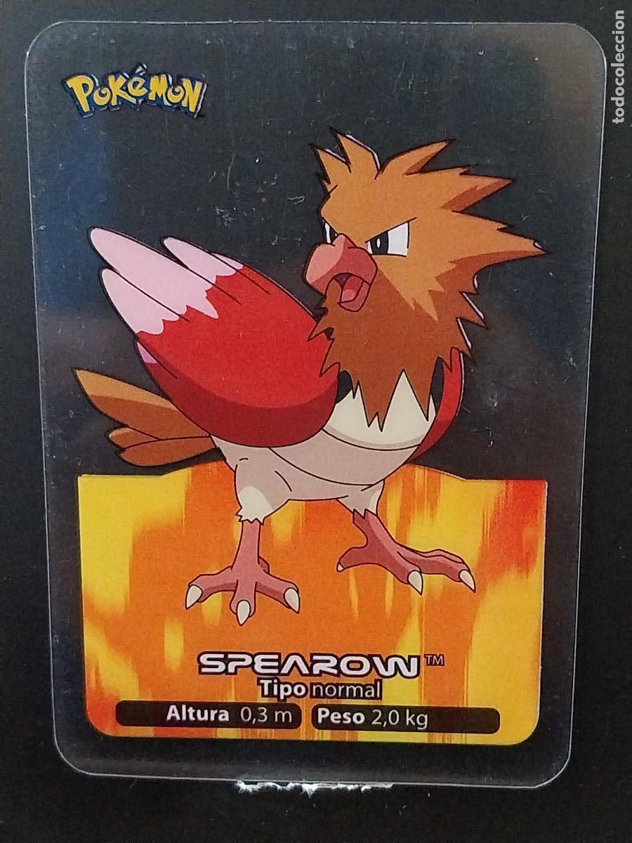 Coleccionismo Cromos antiguos: POKEMON LAMINCARDS EDIBAS MC CROMO 021 SPEAROW A&Ntilde;O 2005 JUGADA ORIGINAL