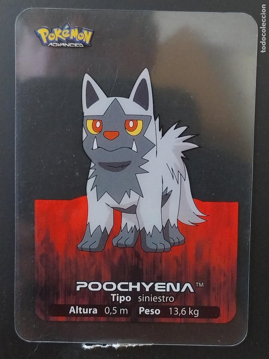 Coleccionismo Cromos antiguos: POKEMON LAMINCARDS EDIBAS MC CROMO 019 POOCHYENA A&Ntilde;O 2005 JUGADA ORIGINAL