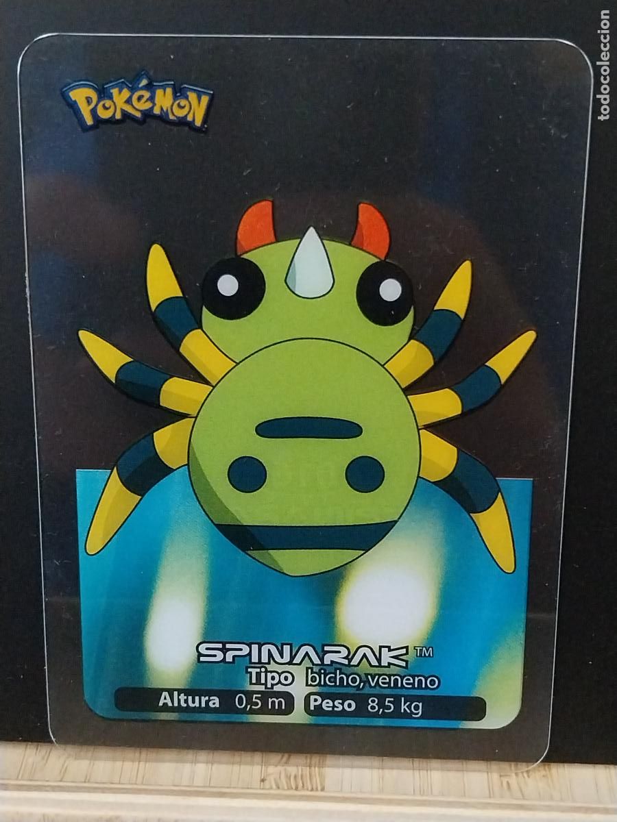 Coleccionismo Cromos antiguos: POKEMON LAMINCARDS EDIBAS MC CROMO 016 SPINARAK A&Ntilde;O 2006 JUGADA ORIGINAL