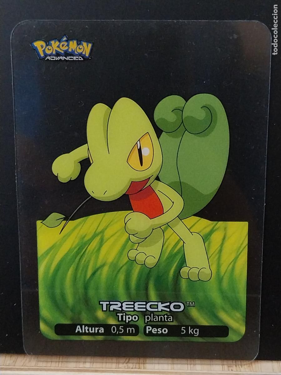 Coleccionismo Cromos antiguos: POKEMON LAMINCARDS EDIBAS MC CROMO 010 TREECKO A&Ntilde;O 2005 JUGADA ORIGINAL