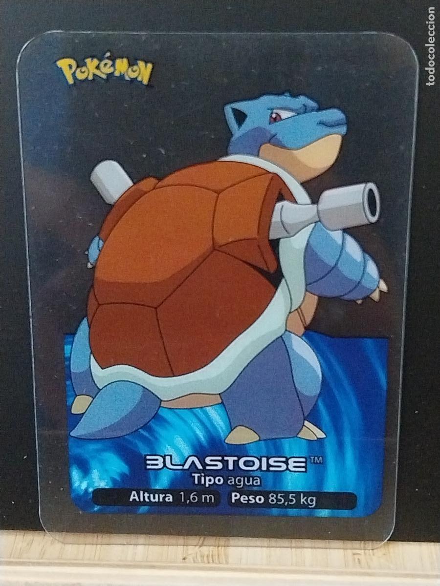 Coleccionismo Cromos antiguos: POKEMON LAMINCARDS EDIBAS MC CROMO 009 BLASTOISE A&Ntilde;O 2005 JUGADA ORIGINAL