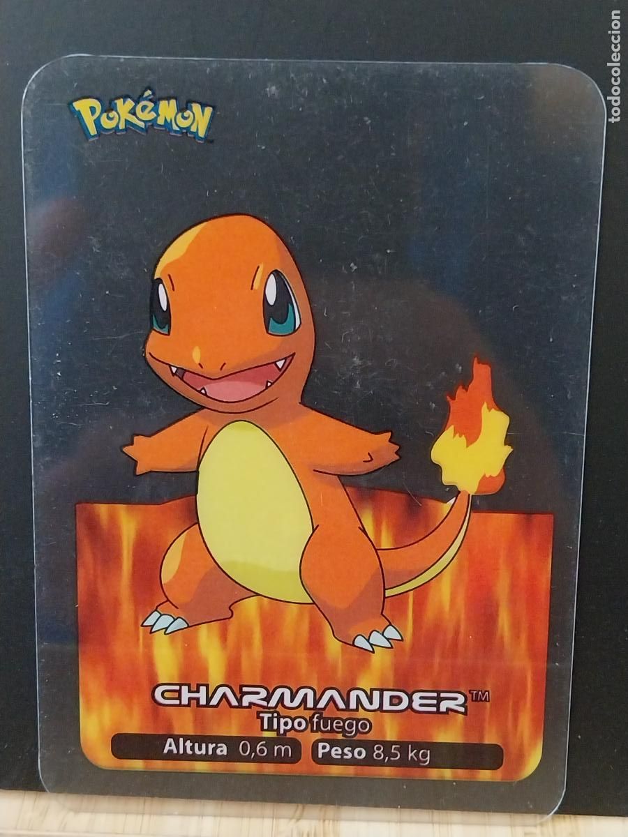 Coleccionismo Cromos antiguos: POKEMON LAMINCARDS EDIBAS MC CROMO 004 CHARMANDER A&Ntilde;O 2005 JUGADA ORIGINAL
